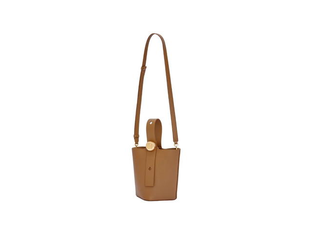 Loewe Loewe Mini Pebble Bucket Bag In Mellow Calfskin Oak - view 4