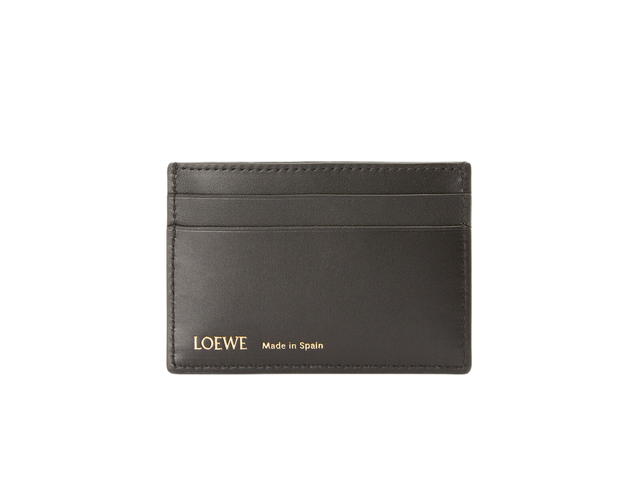 Loewe Loewe Plain Cardholder In Jacquard And Calfskin Navy-Black - view 2
