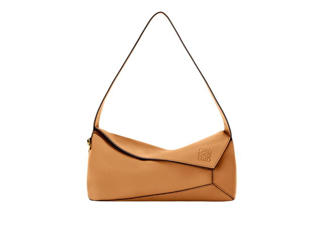 Loewe Loewe Puzzle Hobo Bag In Nappa Calfskin With Metal Gold Warm Desert - view 1