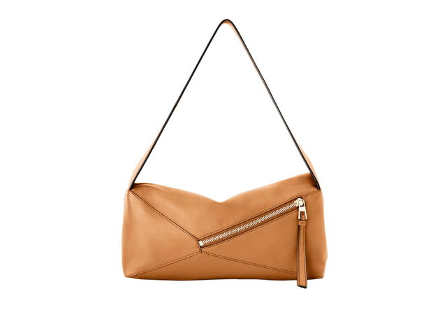 Loewe Loewe Puzzle Hobo Bag In Nappa Calfskin With Metal Gold Warm Desert - view 2