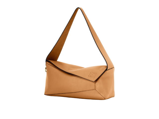 Loewe Loewe Puzzle Hobo Bag In Nappa Calfskin With Metal Gold Warm Desert - view 3