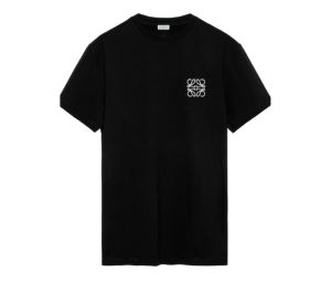 Buy Loewe Regular Fit T-Shirt in Cotton Black at Sasom – Authentic and Ready to Ship