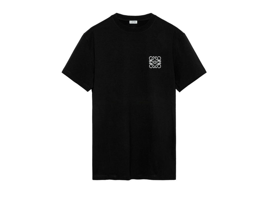 Loewe Loewe Regular Fit T-Shirt in Cotton Black