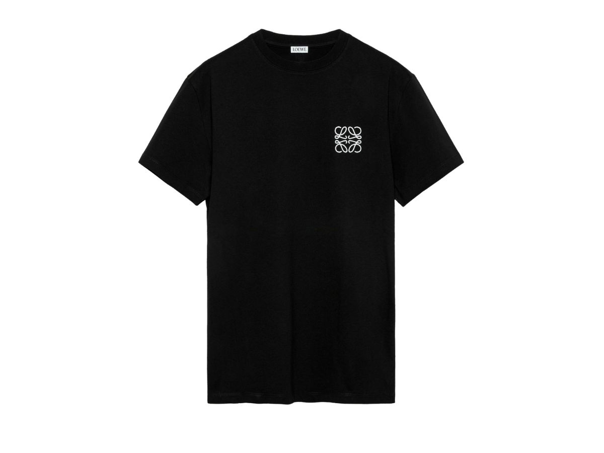 Loewe Loewe Regular Fit T-Shirt in Cotton Black