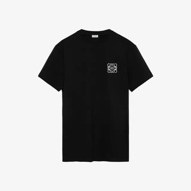 Loewe Loewe Regular Fit T-Shirt in Cotton Black - view 2