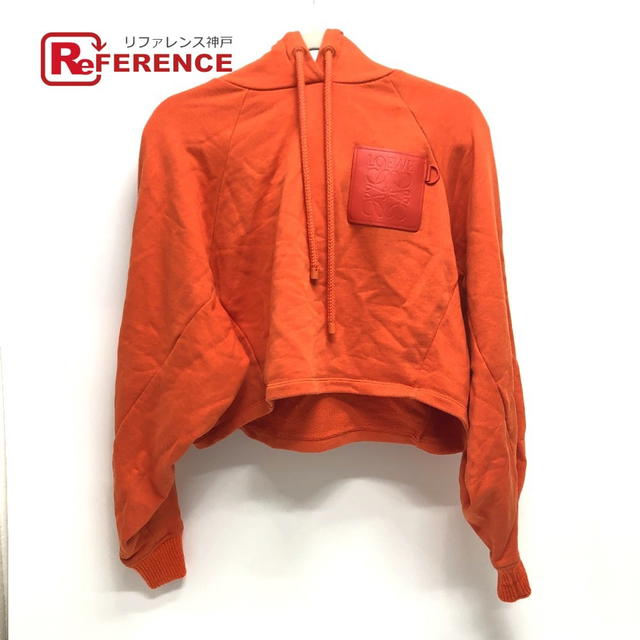 Loewe LOEWE S359Y22X18 Leather logo patch Anagram Cropped Hoodie Long Sleeve Parka - view 1