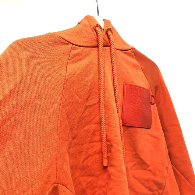 Loewe LOEWE S359Y22X18 Leather logo patch Anagram Cropped Hoodie Long Sleeve Parka - view 4