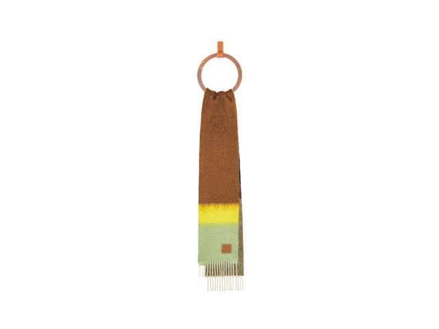 Loewe Loewe Scarf In Mohair And Wool Black-Multicolor - view 2