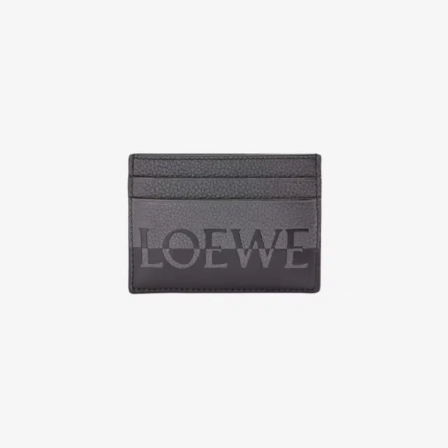 Loewe Loewe Signature Plain Calfskin Card Holder Anthracite Black - view 2