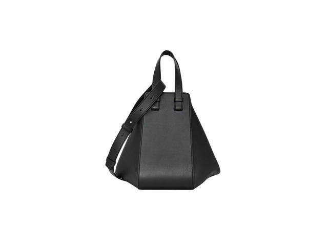 Loewe Loewe Small Hammock Bag In Classic Calfskin Embossed Anagram Black - view 5