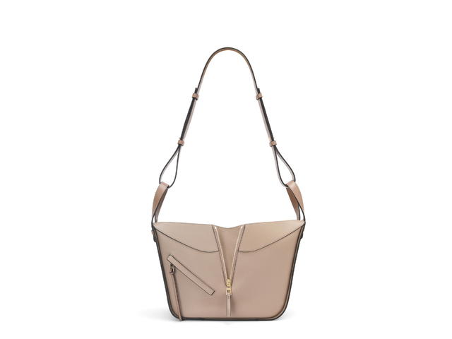 Loewe Loewe Small Hammock Bag In Soft Grained Calfskin With Gold Metallic Colour Sand - view 3