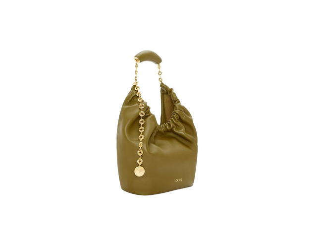 Loewe Loewe Small Squeeze Bag In Nappa Lambskin Olive - view 2