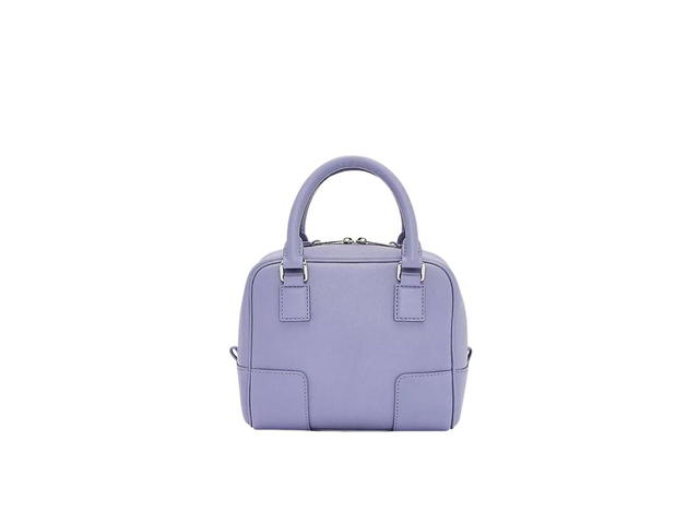 Loewe Loewe x Howl’s Moving Castle Amazona 16 In Calcifer Leather With Palladium Metallic Colour Purple - view 2