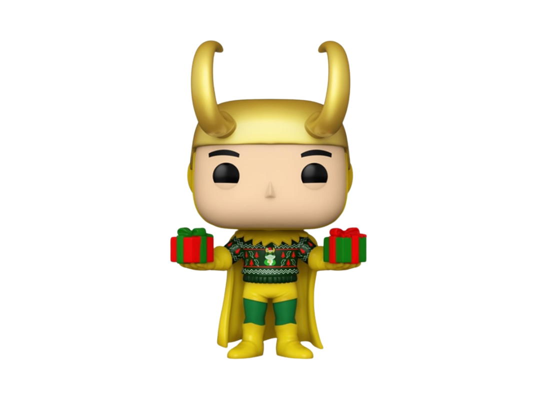 Funko Loki with Christmas Sweater Metallic ver. (Exclusive) POP! Marvel: Holiday by Funko
