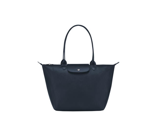 Longchamp Longchamp Le Pliage City Tote Bag L In Canvas With Gold Hardware Navy - view 1