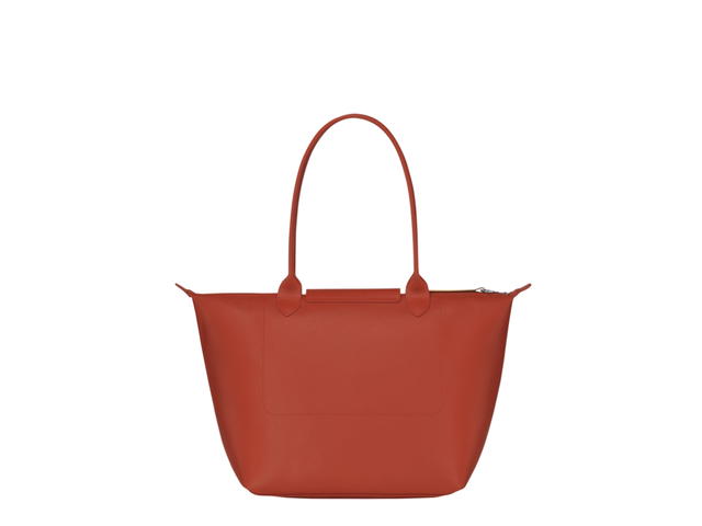Longchamp Longchamp Le Pliage City Tote Bag L In Canvas With Gold Hardware Terracotta - view 2