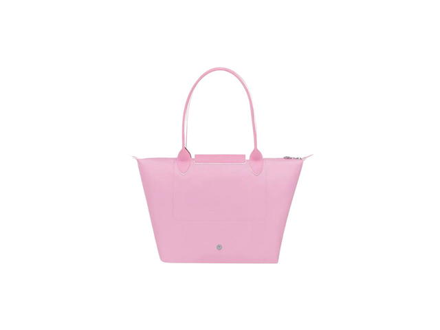 Longchamp Longchamp Le Pliage Club Large Shoulder Bag In Canvas With Silver Color Metallic Hardware Pink - view 3