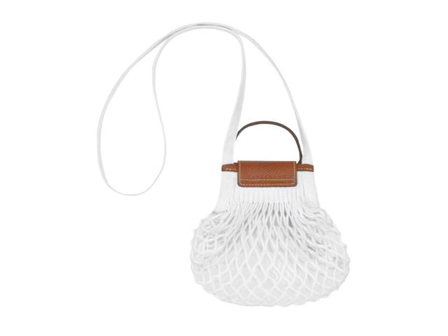 Longchamp Longchamp Le Pliage Filet Crossbody Bag XS Ecru - view 3