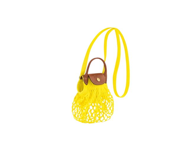 Longchamp Longchamp Le Pliage Filet Crossbody Bag XS Yellow - view 2