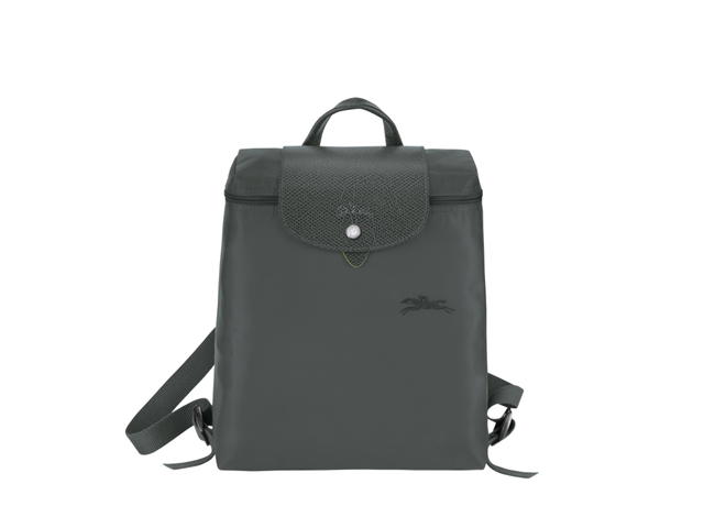 Longchamp Longchamp Le Pliage Green In Recycled Canvas With Silver Hardware Black - view 1