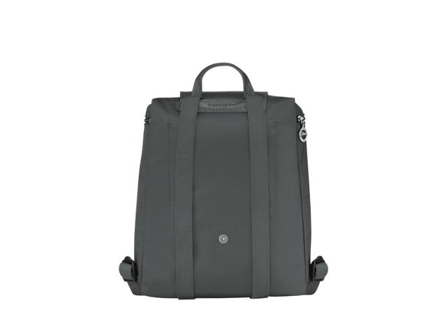 Longchamp Longchamp Le Pliage Green In Recycled Canvas With Silver Hardware Black - view 2