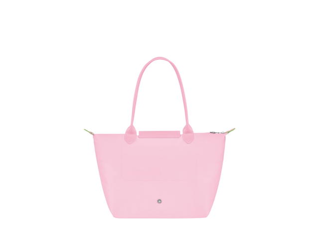 Longchamp Longchamp Le Pliage Green M Tote Bag In Recycled Polyamide Canvas With Silver Color Metallic Hardware Pink - view 2
