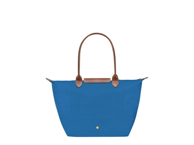 Longchamp Longchamp Le Pliage Original L Tote Bag In Recycled Canvas With Gold Metal Hardware Cobalt - view 3