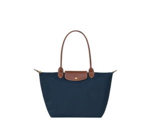 Buy Longchamp Le Pliage Original L Tote Bag In Recycled Canvas With Gold Metal Hardware Navy at Sasom – Authentic and Ready to Ship