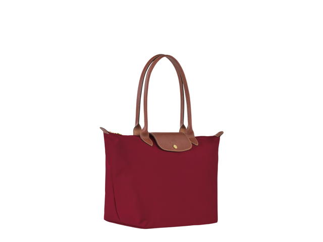 Longchamp Longchamp Le Pliage Original L Tote Bag In Recycled Canvas With Gold Metal Hardware Red - view 2