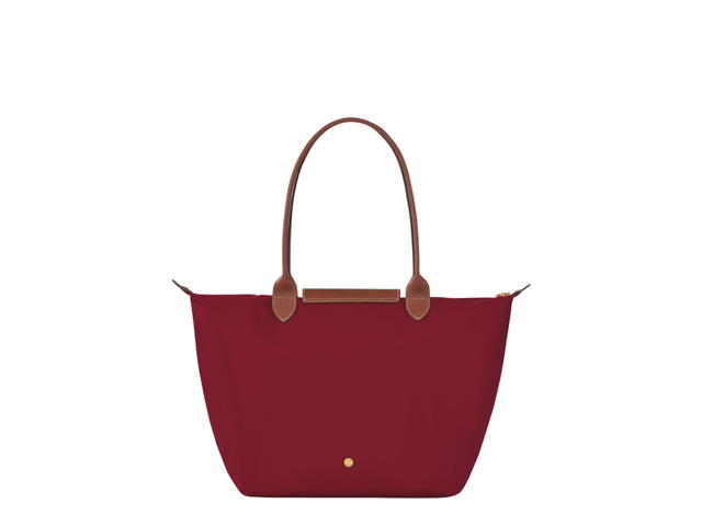 Longchamp Longchamp Le Pliage Original L Tote Bag In Recycled Canvas With Gold Metal Hardware Red - view 3