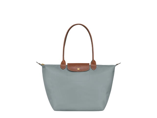 Longchamp Longchamp Le Pliage Original L Tote Bag In Recycled Canvas With Gold Metal Hardware Steel - view 1