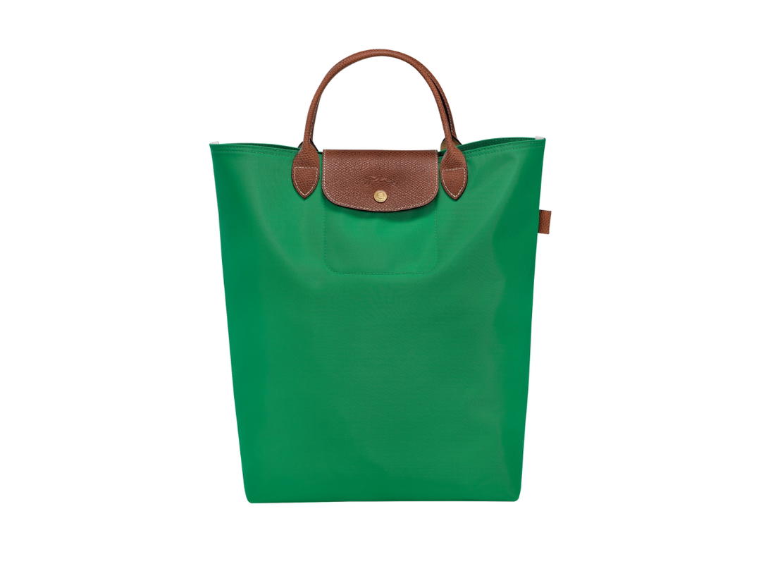 Longchamp Longchamp Le Pliage Original M Tote Bag In Recycled Polyamide Canvas With Gold Color Hardware Green