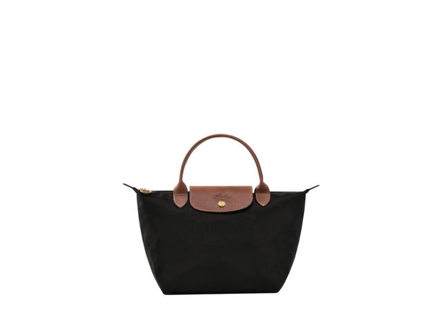 Longchamp Longchamp Le Pliage Original S Handbag In Recycled Canvas With Gold Color Metallic Hardware Black - view 1