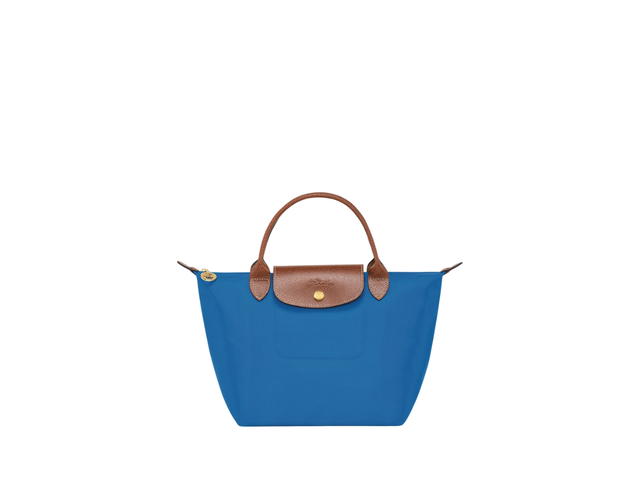 Longchamp Longchamp Le Pliage Original S Handbag In Recycled Canvas With Gold Color Metallic Hardware Cobalt - view 1