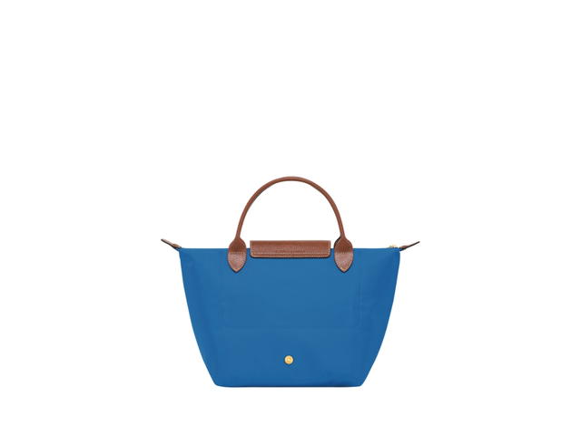 Longchamp Longchamp Le Pliage Original S Handbag In Recycled Canvas With Gold Color Metallic Hardware Cobalt - view 3