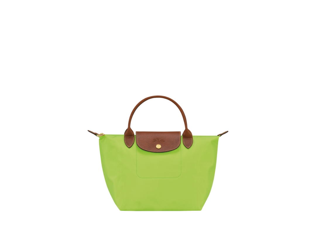 Longchamp Longchamp Le Pliage Original S Handbag In Recycled Canvas With Gold Color Metallic Hardware Green Light