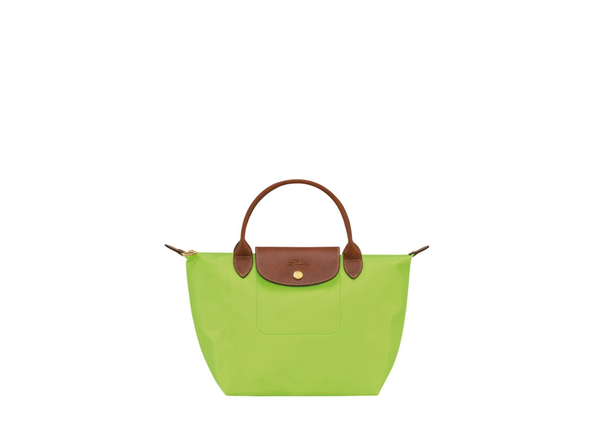 Longchamp Longchamp Le Pliage Original S Handbag In Recycled Canvas With Gold Color Metallic Hardware Green Light