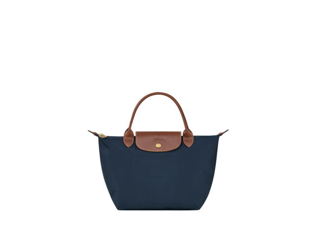 Longchamp Longchamp Le Pliage Original S Handbag In Recycled Canvas With Gold Color Metallic Hardware Navy - view 1