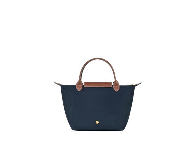 Longchamp Longchamp Le Pliage Original S Handbag In Recycled Canvas With Gold Color Metallic Hardware Navy - view 3