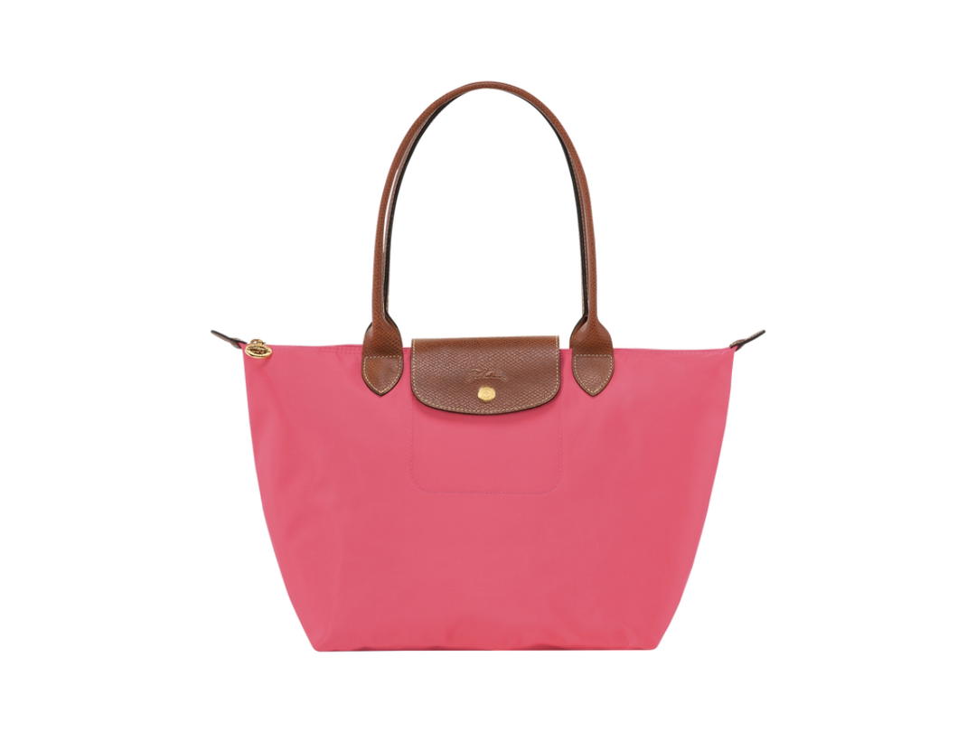 Longchamp Longchamp Le Pliage Original Tote Bag M In Recycled Canvas With Gold Hardware Grenadine