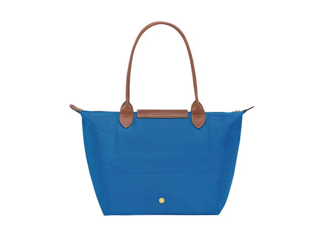 Longchamp Longchamp Le Pliage Original Tote Bag M In Recycled Canvas With Gold Hardware Sky Blue - view 2