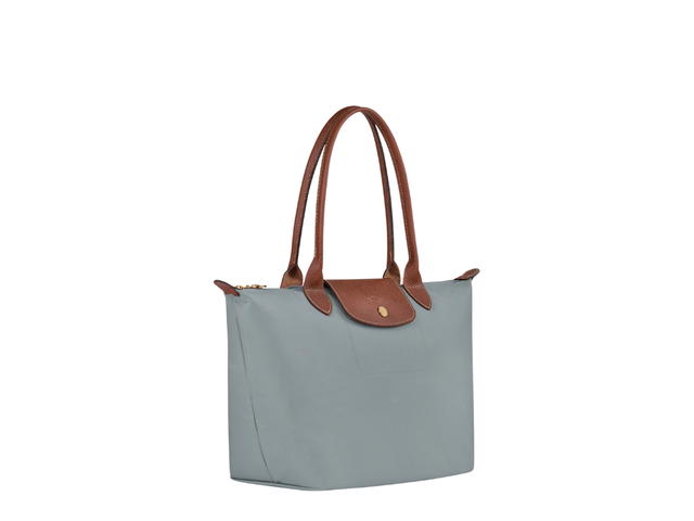 Longchamp Longchamp Le Pliage Original Tote Bag M In Recycled Canvas With Gold Hardware Steel - view 2