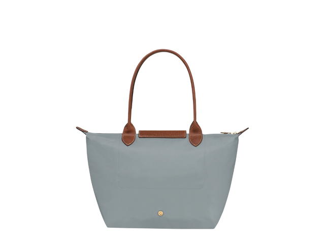 Longchamp Longchamp Le Pliage Original Tote Bag M In Recycled Canvas With Gold Hardware Steel - view 3