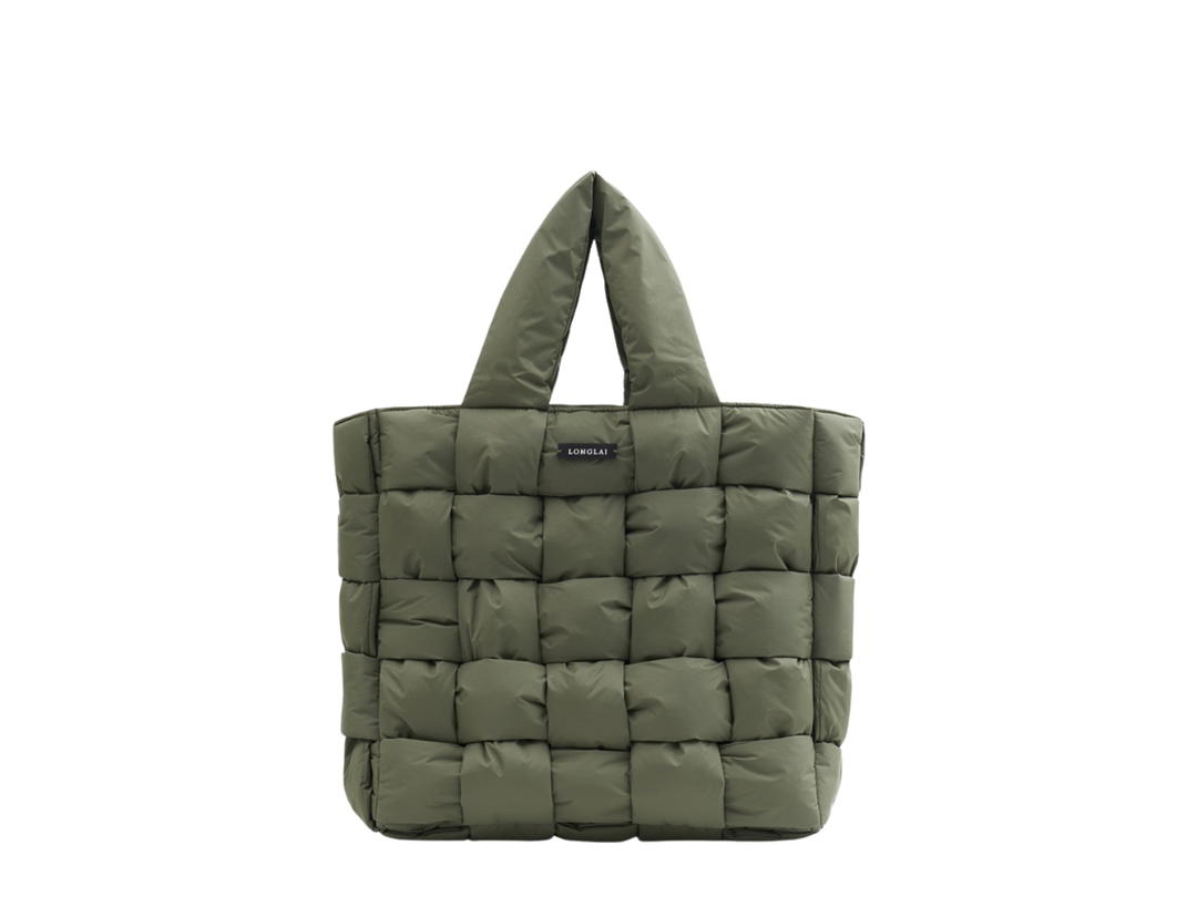 Longlai Longlai Weavee Large Tote Bag Green