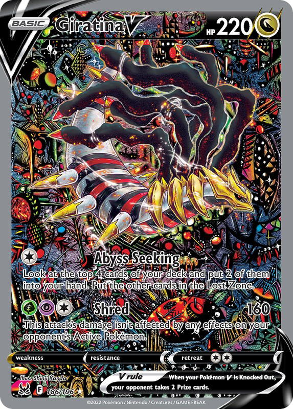 Pokemon Pokemon Giratina V RU [LOR 186/196] Sword & Shield "Lost Origin" (EN)