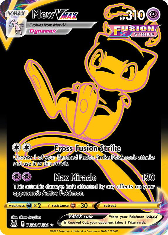 Pokemon Pokemon Mew VMAX SEC [LOR TG30/TG30] Sword & Shield "Lost Origin Trainer Gallery" (EN)