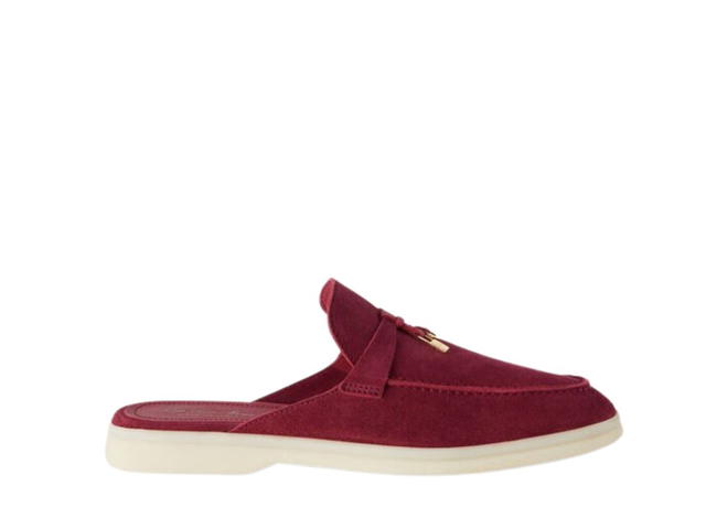Loro Piana Loro Piana Babouche Charms Walk Loafers In Suede Bright Amaranth (W) - view 1