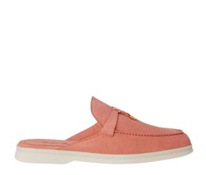 Buy Loro Piana Babouche Charms Walk Loafers In Suede Sorbet Pink (W) at Sasom – Authentic and Ready to Ship