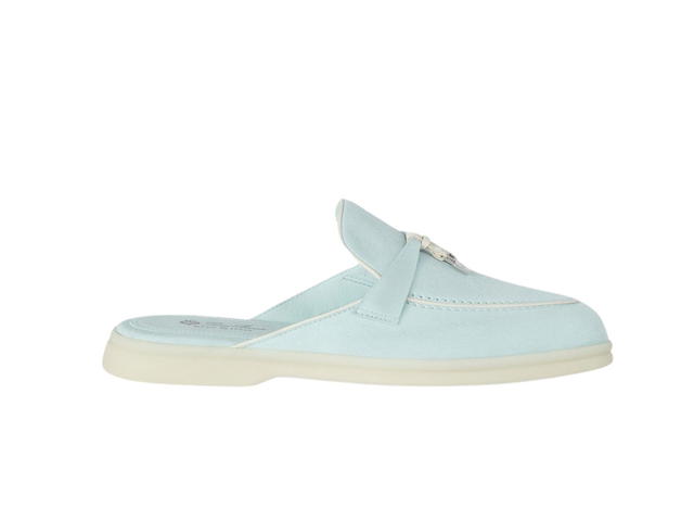 Loro Piana Loro Piana Charms Walk Babouche Loafers Azure Sapphire (W) - view 1