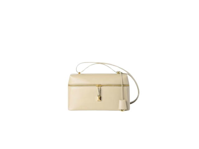 Loro Piana Loro Piana Extra Bag L27 In Smooth Calfskin With Gold Lock Charms Sunday Morning - view 1